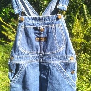 WASHINGTON DEECEE Vintage Denim Overall Shorts